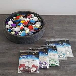 Colorful Acrylic Gems Artistic Bundle